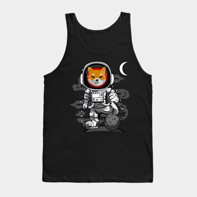 Astronaut Shiba Inu Coin To The Moon Crypto Token Cryptocurrency Wallet Shib Army Birthday Gift For Men Women Kids Tank Top by Thingking About